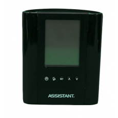 Годинник-підставка Assistant AH 1050 black для ручок, чорна