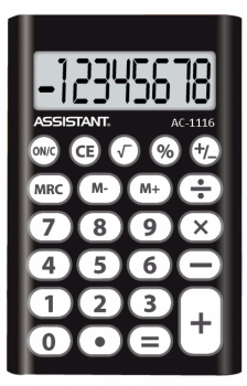 Калькулятор AC 1116 (black) уценка