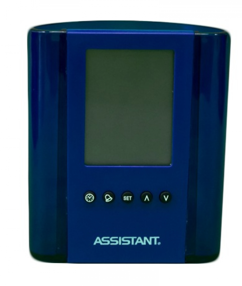 Часы-подставка Assistant AH 1050 violet для ручек, фиолетовая