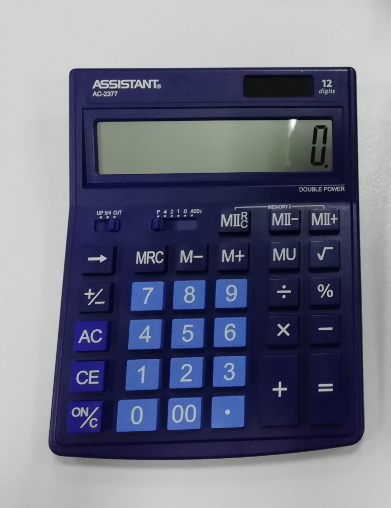 Калькулятор Assistant AC 2377 dark blue