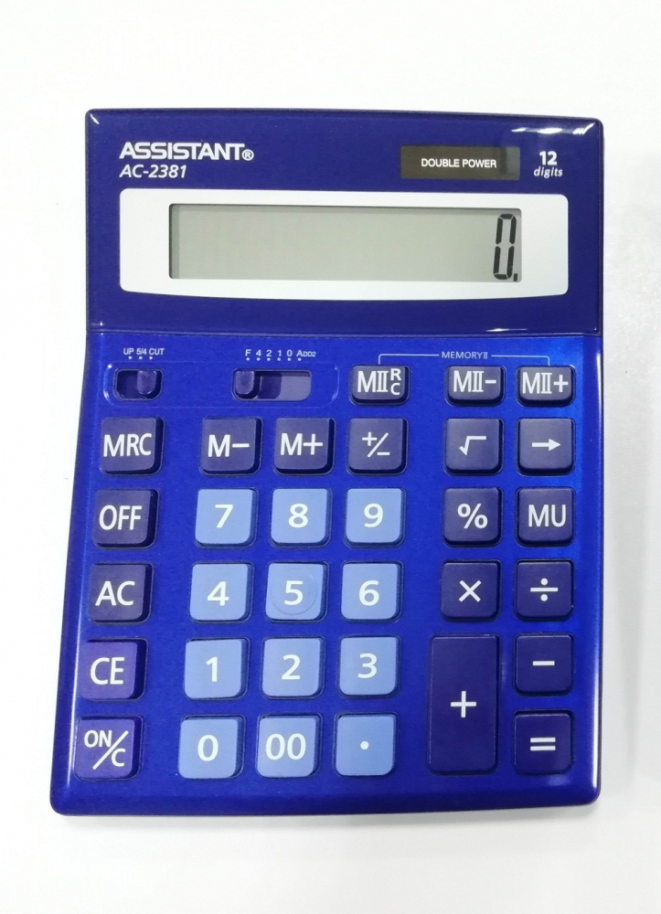 Калькулятор Assistant AC 2381 dark blue