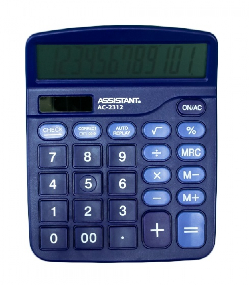 Калькулятор Assistant AC 2312 фиолетовый